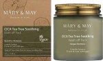 Успокаивающая очищающая маска для лица - Mary & May Cica Tea Tree Soothing Wash Off Pack, 125 г - фото N2