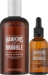 Hawkins & Brimble Набор по уходу за бородой Beard Gift Set (sh/250ml + oil/50ml) - фото N2