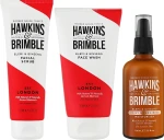 Hawkins & Brimble Набір для догляду за обличчям Face Care Gift Set (wash/150ml + scrub/125ml + moist/100ml) - фото N2