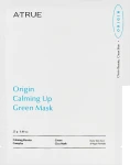 A-True Заспокійлива маска з екстрактом центели та гіалуроновою кислотою Origin Calming Up Green Mask