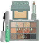 W7 Very Vegan Gift Set (mascara/10ml+palette/12g+lipstick+bronzer/9g) Набір