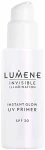 Lumene Invisible Illumination Instant Glow UV Primer SPF 30 (помпа) Ухаживающий праймер для лица, придающий сияние