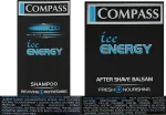 Compass Набір чоловічий "Ice Energy" (sh/250ml + sh/gel/65ml + af/balm/100ml + bag) - фото N4