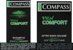 Compass Набор мужской "Vital comfort" (sh/250ml + sh/gel/65ml + af/balm/100ml + bag) - фото N4