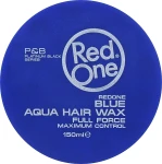 RedOne Аквавоск для волос ультрасильной фиксации Aqua Hair Wax Blue