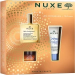 Nuxe Набор Huile Prodigieuse (dry oil/50ml + lip balm/15g + f/cr/30ml) - фото N2