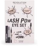 Makeup Revolution Lash Pow Eye Duo Gift Set (eyelash curler/1pc + mascara/12.2ml + eyeliner/3ml) Набор - фото N2