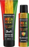 Dermacol Набор Men Agent Happy (sh/gel/250ml + spray/150ml) - фото N2