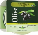 Madis Маска для волосся з олією оливи HerbOlive Olive Oil Hair Mask All Hair Types - фото N2