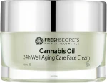 Madis Крем для лица "Антивозрастной уход" Fresh Secrets Cannabis Oil 24Η Well Aging Care