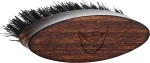 Gorgol Щетка для бороды и усов с щетиной кабана, плоская, 5 рядов - фото N2