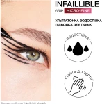 L’Oreal Paris Infaillible 36h Grip Micro-Fine Liner Ультратонка водостійка підводка для контурів повік - фото N4