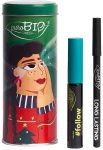 PuroBio Cosmetics Green Box High-Quality Eye Make-Up In A Set (mascara/8ml + eye/pencil/1.3g) Набір