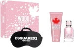 Dsquared2 Wood Pour Femme Набор (edt/50ml + sh/gel/100ml + mask/1pcs)