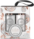 Grace Cole Набір The Luxury Bathing Sparkling Rose & Geranium Set (sh/gel/50ml+b/lot/50ml+sponge)