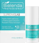 Bielenda Professional Гидрокрем для кожи вокруг глаз с гиалуроновой кислотой SupremeLab Hyalu Minerals Eye Hydro-Cream With Hyaluronic Acid - фото N2