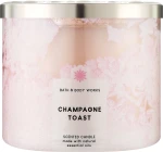 Bath & Body Works Аромасвеча "Champagne Toast Candle", 3-х фитильная Bath and Body Works