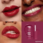 Жидкая матовая помада-крем для губ - NYX Professional Makeup Smooth Whip Matte Lip Cream, 18 - Onesie Funsie - фото N10