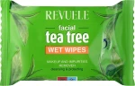 Revuele Влажные салфетки для снятия макияжа с экстрактом чайного дерева Tea Tree Wet Wipes