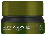 Agiva Воскова матова паста Styling Hair Wax Matte Paste Creen 03