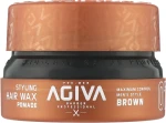 Agiva Воскова помада для укладання волосся Styling Hair Wax Pomade Brown 07