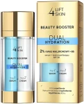 Lift4Skin Сыворотка с гиалуроновой кислотой и провитамином В5 + крем с SPF 30 2 в 1 Lift 4 Skin Beauty Booster Dual Hydration 2% Hyaluronic Acid + B5 Serum + Moisturizing Cream SPF30