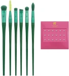 Real Techniques Набор Nectar Pop So Jelly Eye Set (brush/6pcs + rhineston/18pcs) - фото N2