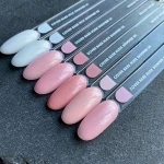 Nails Of The Day Молочная камуфлирующая база с шиммером, 30 мл Cover Base Milk Shimmer - фото N3