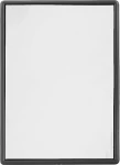 Titania Карманное зеркальце 8.5х6 см, серое Square Pocket Mirror