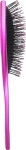 Zauber Расческа-щетка для волос овальная, 06-014, бордовый металлик - фото N2