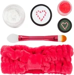 Revolution Skincare Набор x Jake Jamie Candy Cane Christmas Gift Set (mask/50ml + lip/mask/15ml + brush/1pc + headband/1pc) - фото N2