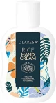 Claresa Крем для рук, на основі рисової олії Rice Hand Cream