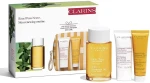 Clarins Набір Rituel Peau Neuve (b/oil/100ml + b/scr/30ml + b/balm/30ml + bag/1pcs)