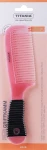 Titania Гребінь з гумовою ручкою 20 см, світло-рожевий
