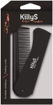 KillyS Гребінь для волосся складаний 500992, чорний For Men Foldyng Comb