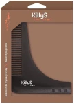 KillyS Гребінь для бороди пластиковий 500982 For Men Beard Styling Comb