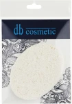 Dark Blue Cosmetics Спонж для умывания "Круг", 9 см №977, белый