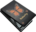 SPL Зеркало косметическое "Butterfly", прямоугольное, оранжевое