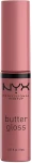 NYX Professional Makeup Butter Gloss Зволожувальний блиск для губ