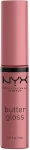NYX Professional Makeup Butter Gloss Увлажняющий блеск для губ
