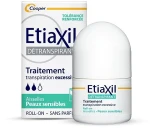 Etiaxil Антиперспирант длительного действия для чувствительной кожи Antiperspirant Treatment Sensitive Skin Armpits Roll-On - фото N4