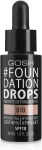 Gosh Copenhagen Foundation Drops SPF10 Тональный крем - фото N2