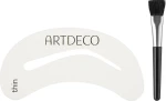 Шаблоны для бровей - Artdeco Eyebrow Stencials with Brush Applicator