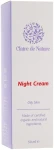 Claire de Nature Нічний крем для жирної шкіри Night Cream For Oily Skin - фото N3