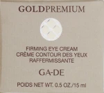 GA-DE Укрепляющий крем для контура глаз Gold Premium Firming Eye Cream