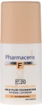 Pharmaceris F Intense Coverage Mild Fluid Foundation SPF20 Деликатный тональный флюид SPF20 - фото N2