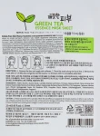 Esfolio Тканевая маска c зеленым чаем Pure Skin Green Tea Essence Mask Sheet - фото N2