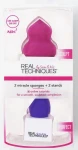Real Techniques Набір спонжів 2 Miracle Sponges + 2 Stands