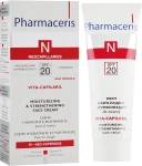 Pharmaceris Крем зволожуючий зі зміцнюючим ефектом для обличчя N Vita Capilaril Moisturizing-Strengthening Face Cream SPF20 - фото N2