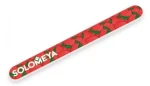 Solomeya Пилка для нігтів "Суничний шейк", 180/220 грит - фото N3